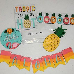 Tiered Tray Set -Aloha